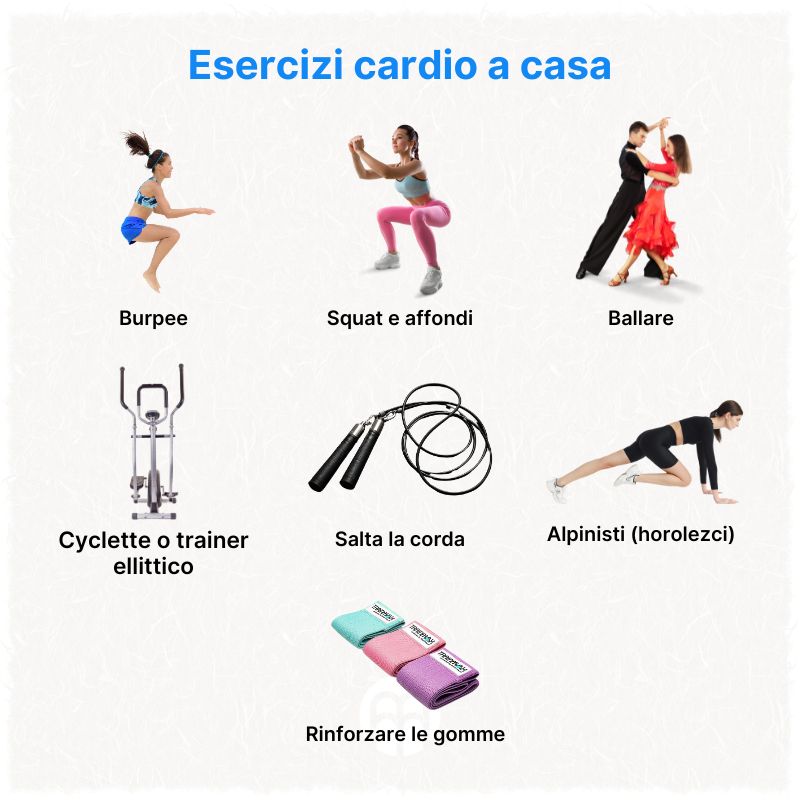 (Italština) Kardio cvičení na doma